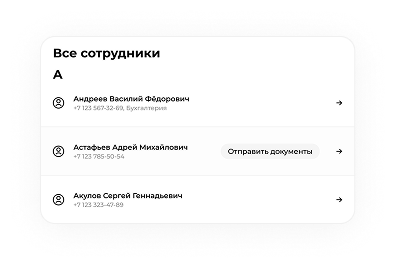 Кабинет сотрудников